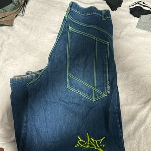 Gat baggy jeans retro rave big pockets size 36